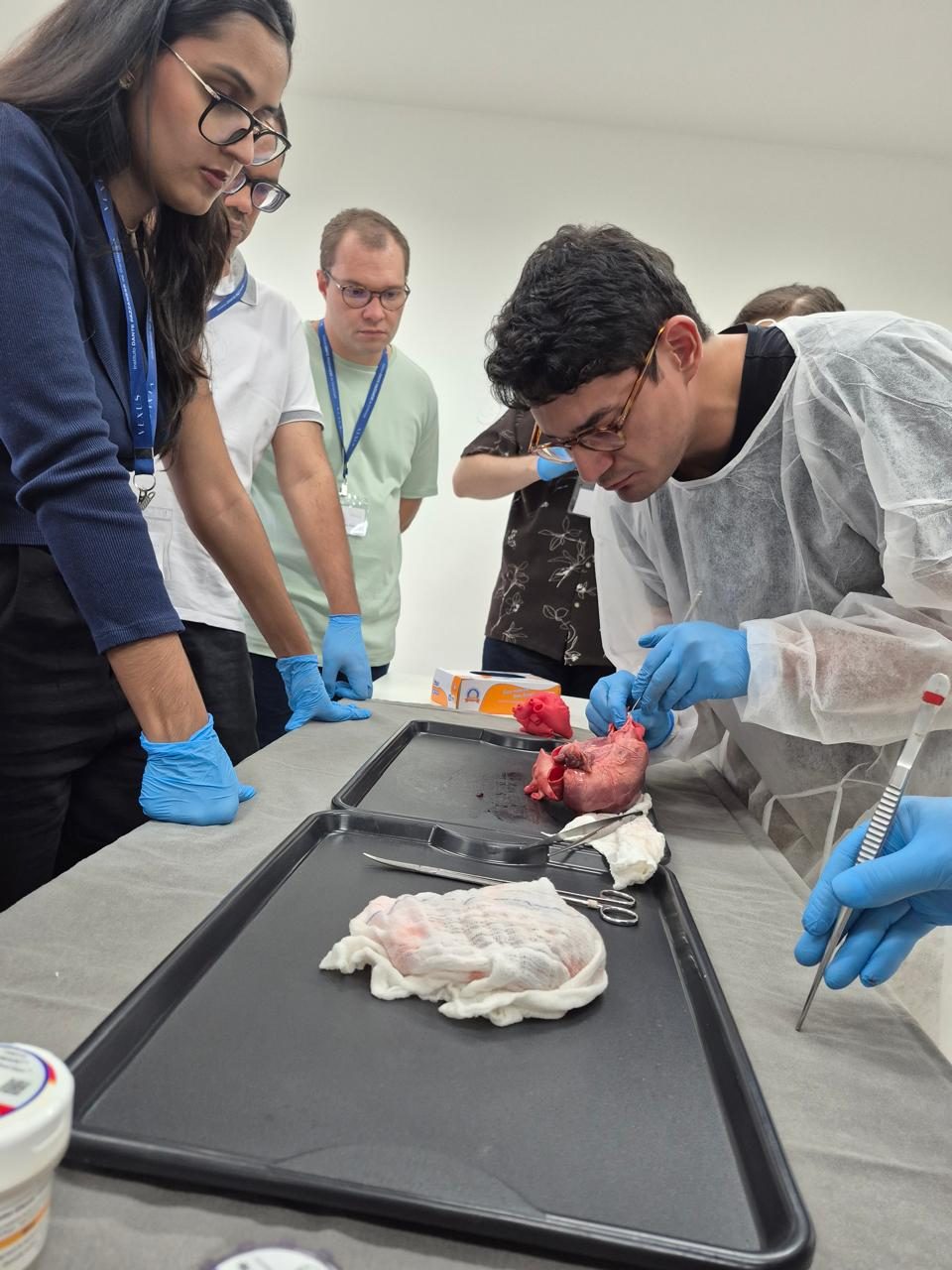 Treino hands-on em phantom de alta fidelidade